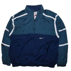 Vintage Nike 90s Windbreaker Pullover Jacket Swoosh Large
